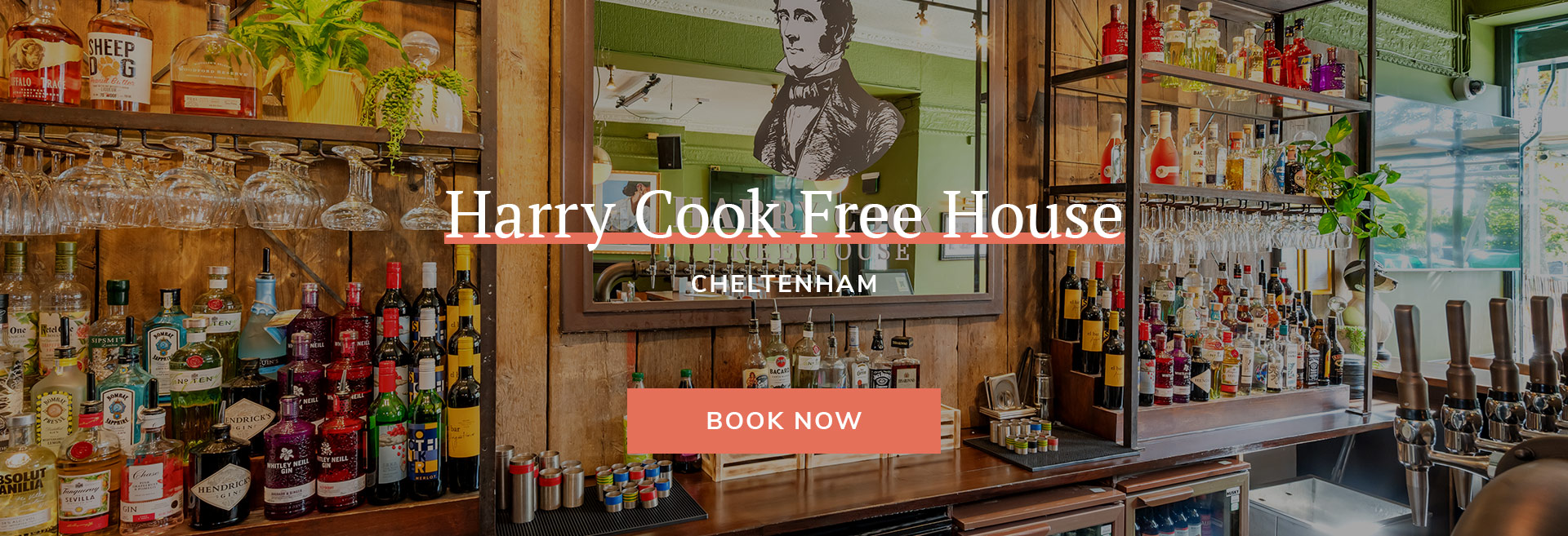 Enjoy a meal at your local pub at Harry Cook Free House in Cheltenham